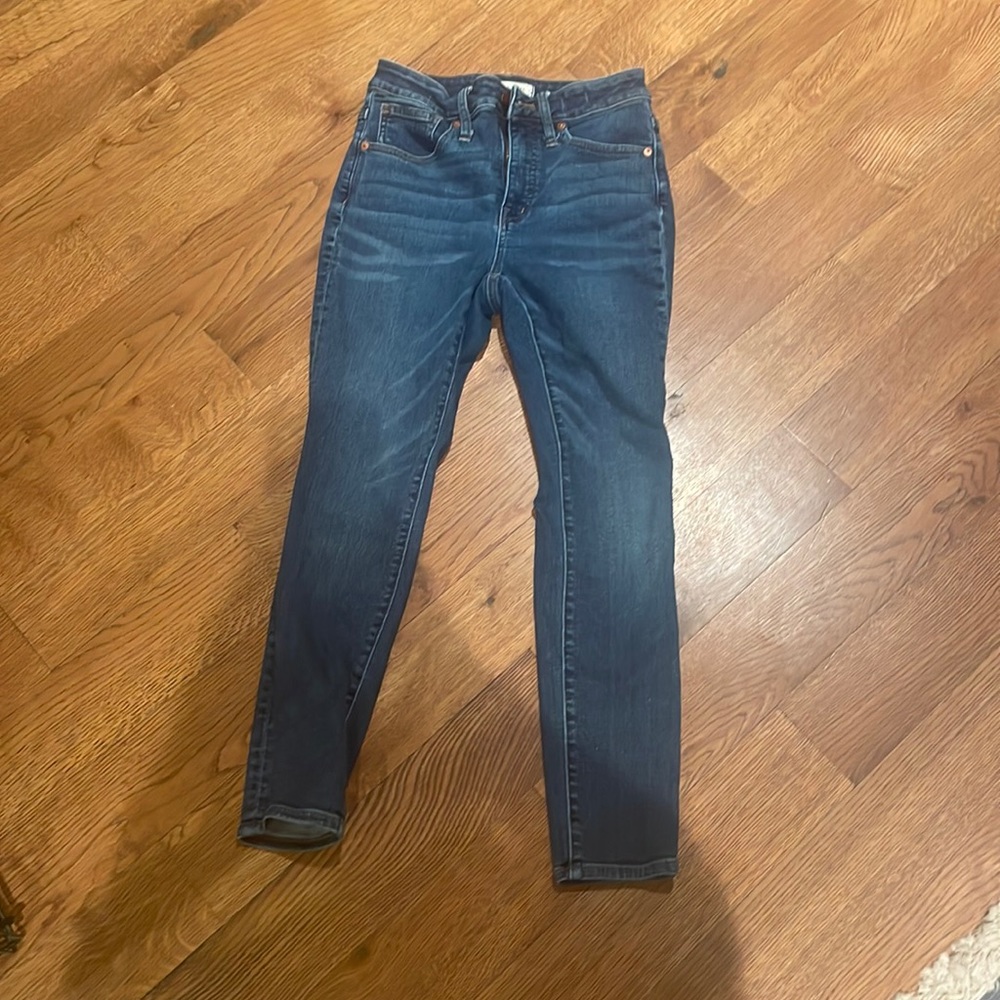 Madewell curvy high-rise skinny jeans